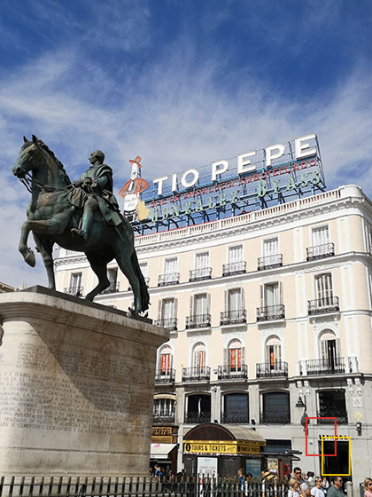 punto de partida de la mayoría de free tours en Madrid