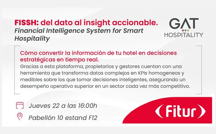 GAT Hospitality presentará FISSH en FITUR 2026