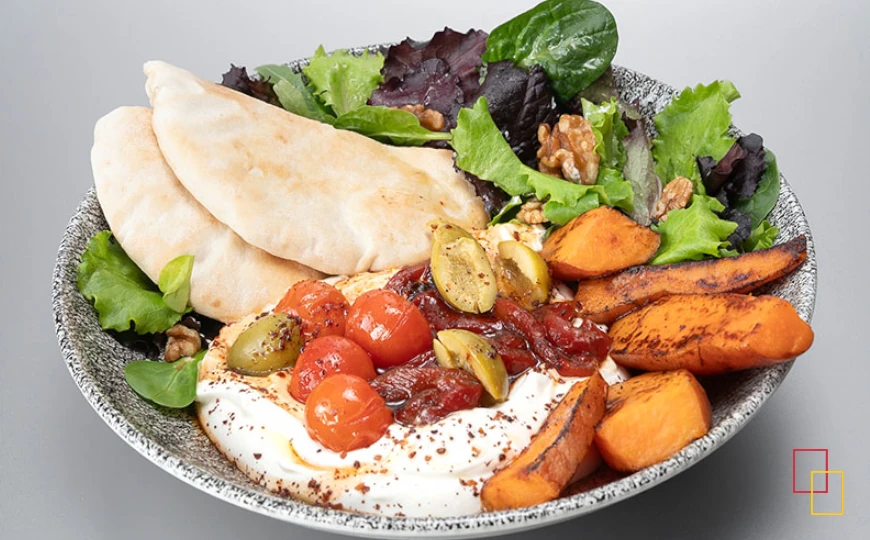 Golden Labneh & Pita de New York Burger