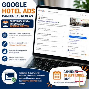 Google Hotel Ads y reserva directa para hoteles