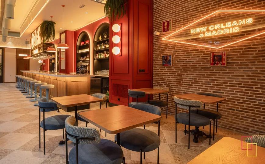 Interior de Gulah PoBoys en Arturo Soria Madrid