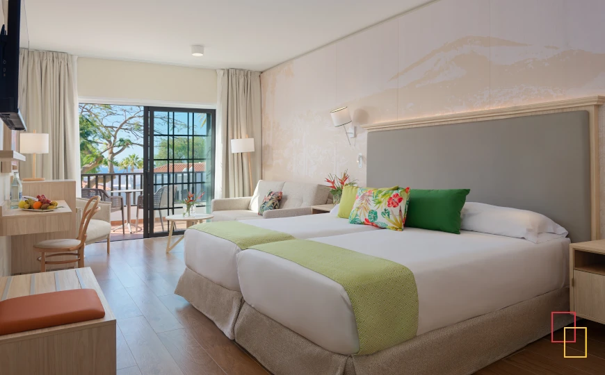 Habitación Armonía del Hotel Jardín Tecina en La Gomera