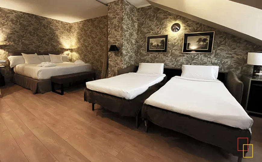 Habitación Cuádruple hotel Meninas 4*