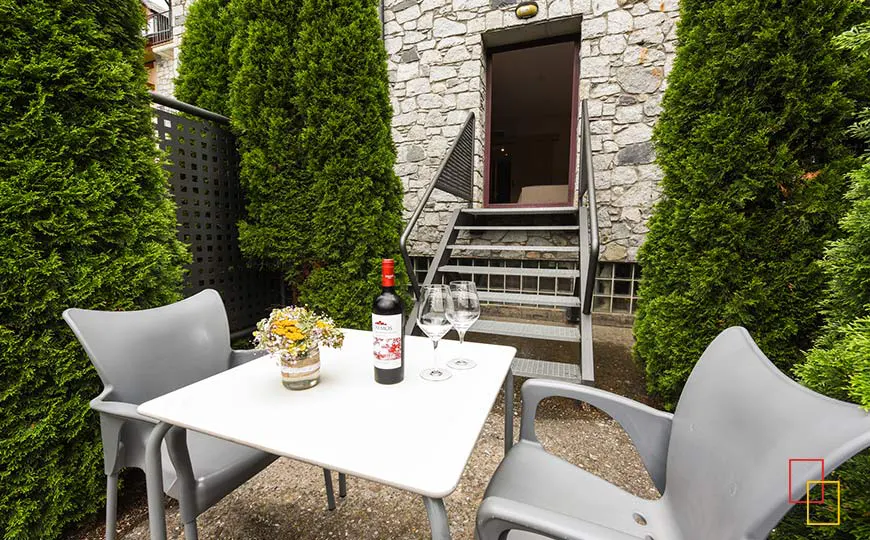 terraza habitación doble