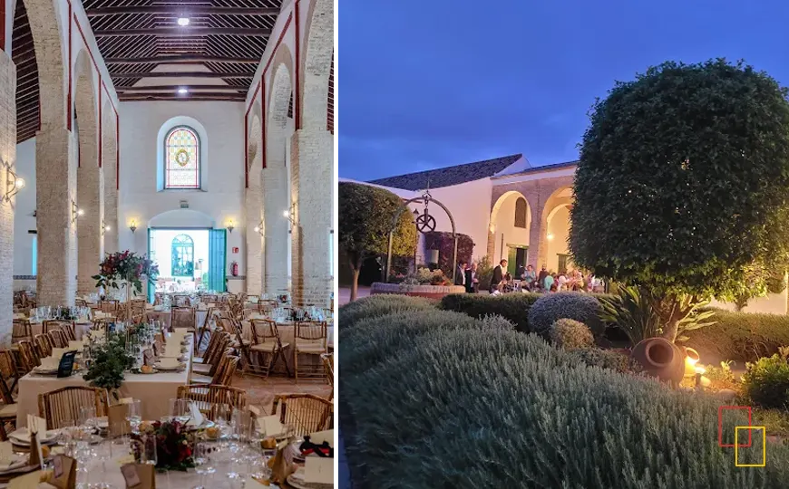 Hacienda Torre de las Arcas: hacienda andaluza con patio y arcadas para eventos cerca de Sevilla