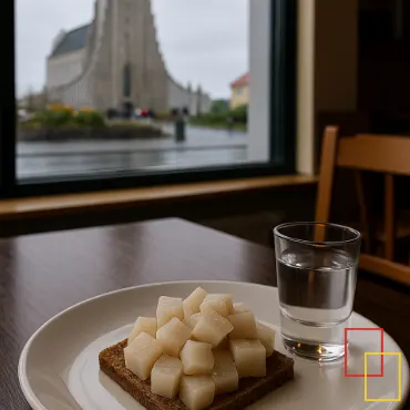 Probando el Hákarl, el tiburón fermentado en Islandia