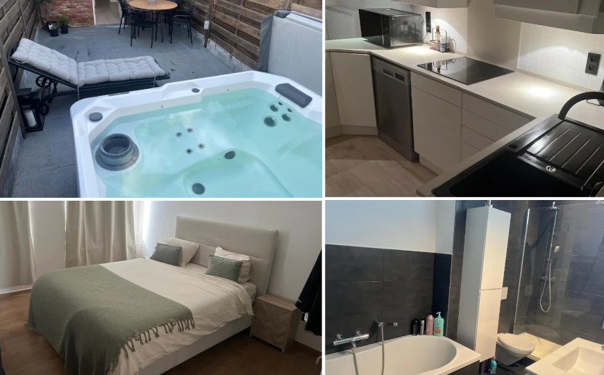 Holiday house with private jacuzzi Leuven city center, apartamento con jacuzzi privado en Lovaina
