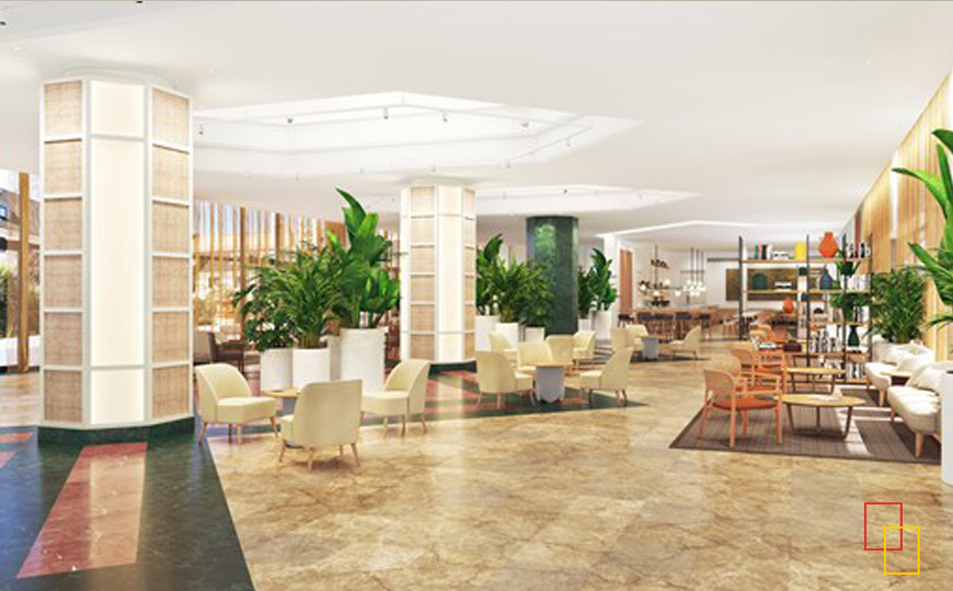 Lobby del hotel Antequera Hills