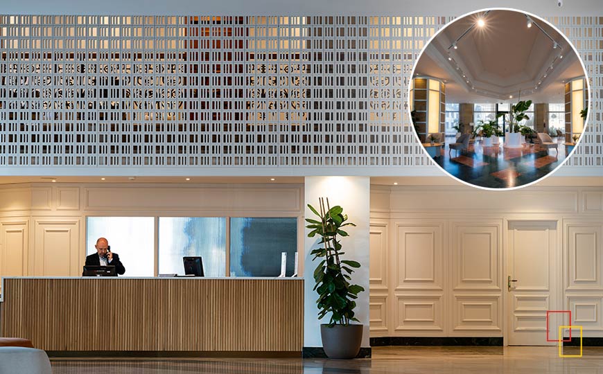 Recepción del hotel Antequera Hills