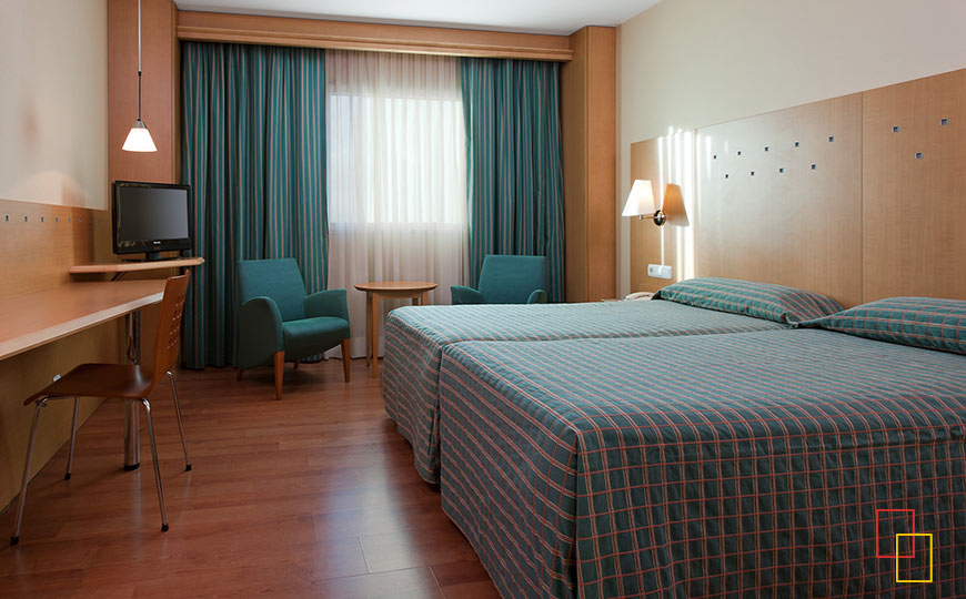 habitación del hotel CityExpress Santander Parayas