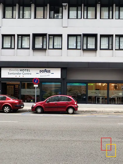 fachada del EuroCity Hotel Santander Centro