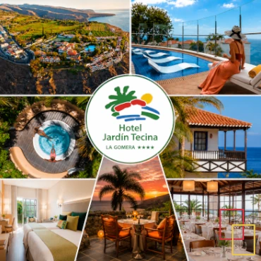 Hotel Jardín Tecina en La Gomera, resort con vistas al Atlántico