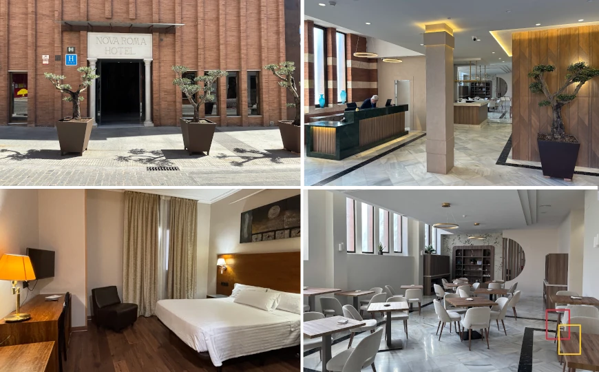 Hotel Nova Roma en Mérida centro