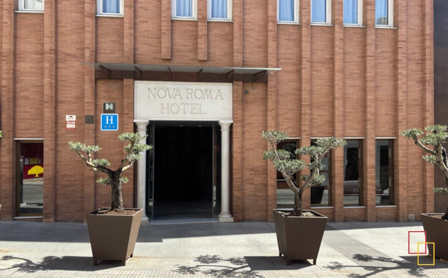 Hotel Nova Roma en el centro de Mérida