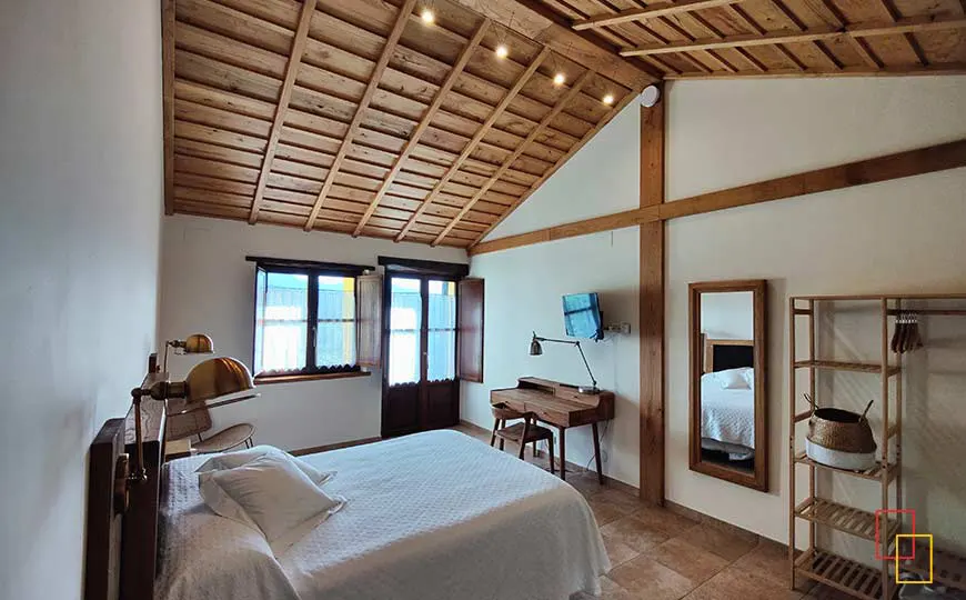 Habitación doble con vistas a Picos de Europa