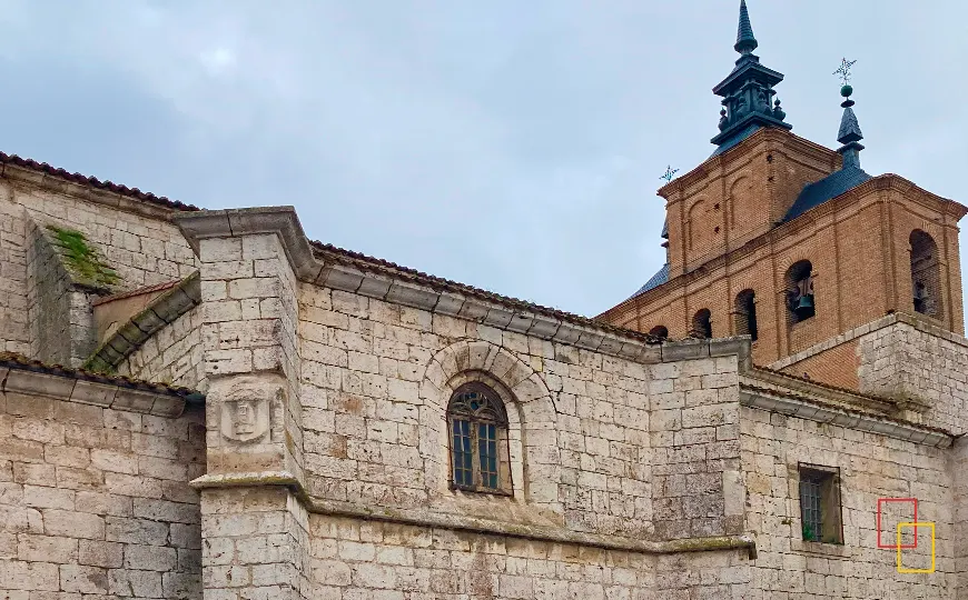 Fachada principal de la iglesia de San Pedro de Tordesillas
