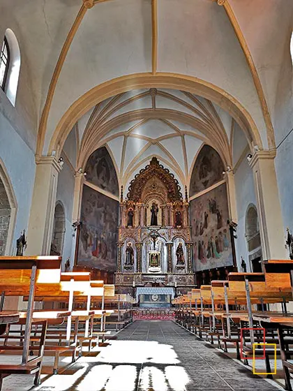 Interior de la Iglesia de los Padres Franciscanos