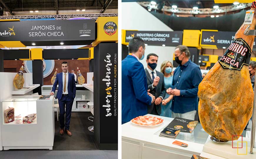 Stand de Jamones Serón Checa, un producto exquisito a la vez que saludable