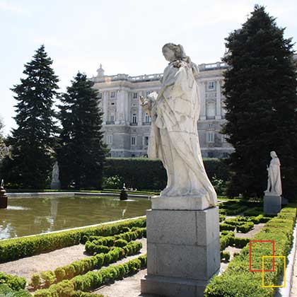 Jardines de Sabatini del Palacio Real de Madrid