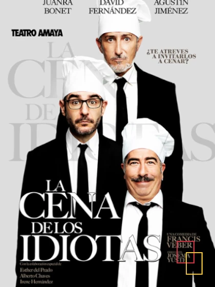 La Cena de los Idiotas en el Teatro Muñoz Seca de Madrid