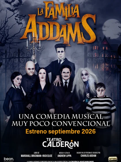 La Familia Addams, el musical, en Teatro Calderón