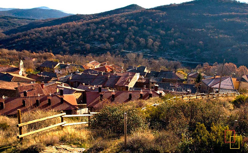 Vista de unos de los pueblos con más encanto de la Sierra de Madrid
