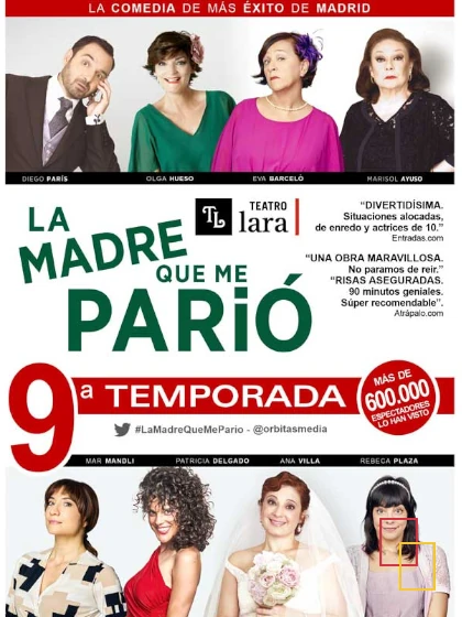 La madre que me parió en el Teatro Lara de Madrid