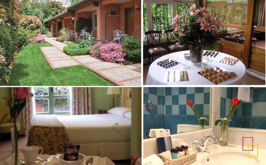 La Quinta de los Cedros, hotel boutique con jardines en Madrid