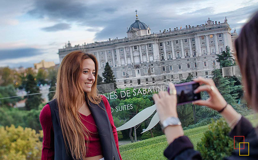 La Terraza de Sabatini es el mirador exclusivo desde el que contemplar la belleza del Madrid de los Austrias
