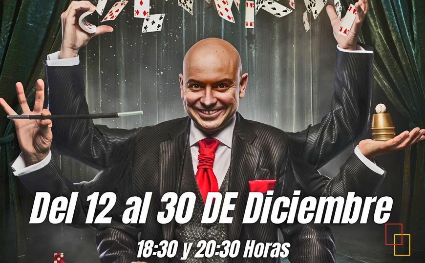 Espectáculo de magia en Madrid, diciembre 2020