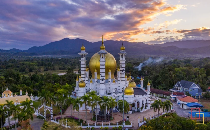 Mezquita Ubudiah de Kuala Kangsar en Malasia