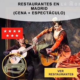 Restaurantes con cena y espectáculo en Madrid