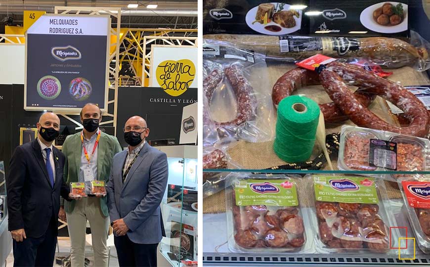Visita del Viceconsejero de Agricultura de Castilla y León en el stand de Melquiades Rodríguez