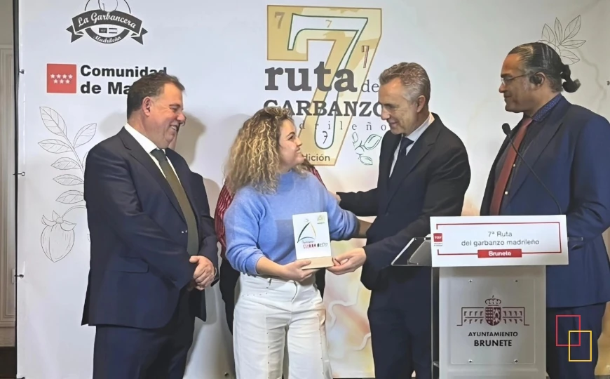Mención al Mesón La Alhambra en la clausura de la VII Ruta del Garbanzo Madrileño