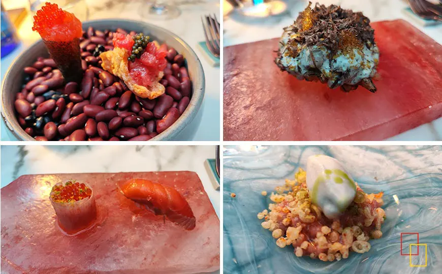 menú exclusivo Omakase