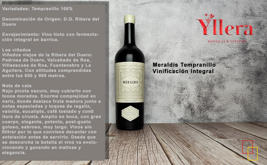 Meraldis Tempranillo Vinificación Integral