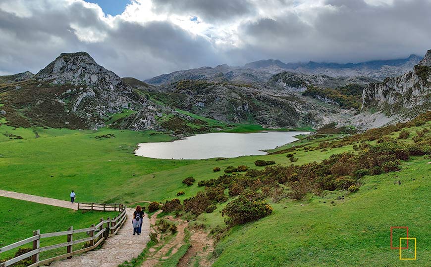 Mirador de Entrelagos - vistas al Lago Ercina