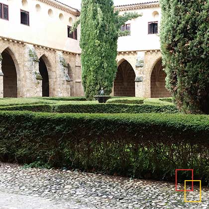 patio interior - Monasterio de Piedra