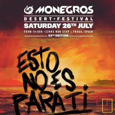 Reserva tu pack de entrada + alojamiento para el Monegros Desert Festival 2025