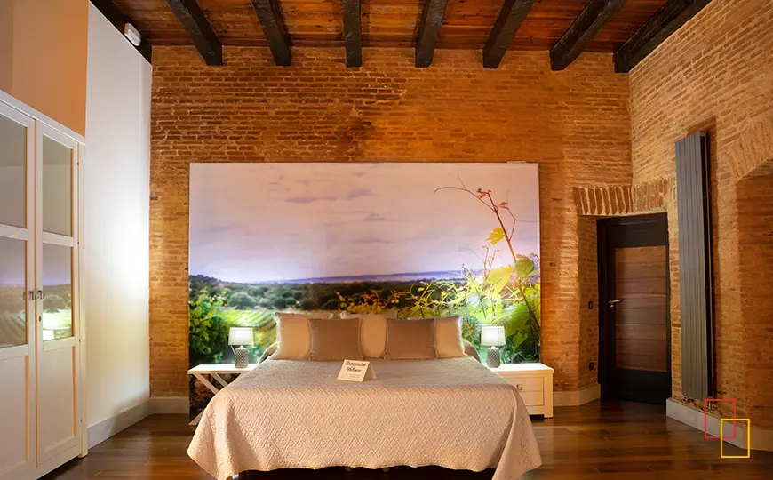 Habitación Deluxe luminosa del hotel boutique de Monte la Reina