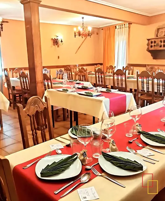 Salón rústico y familiar