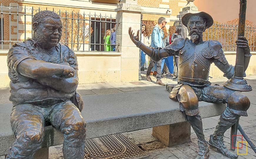 monumento a don quijote y sancho