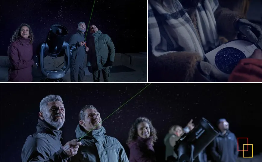 Observación de estrellas en el Teide