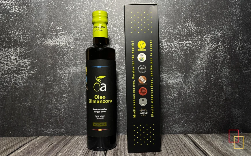 Oleo Almanzora Arbequina, aceite de oliva virgen extra premium de Almería incluido entre los mejores AOVES de España en 2026
