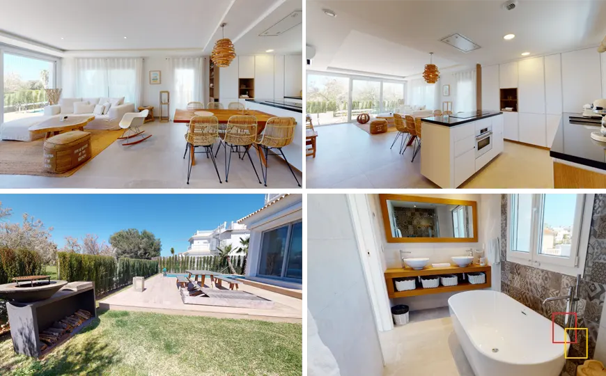 Villas en Oliva Nova con jardín y piscina, ideales para familias y grupos