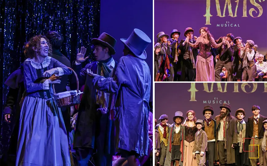 Escena de Oliver Twist, el musical