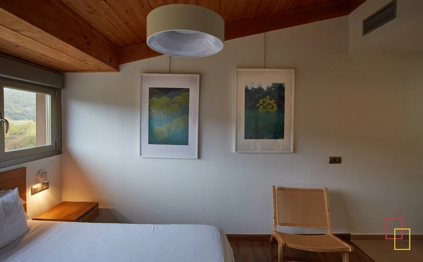 Habitación de estilo moderno en Palacio de Esquileo