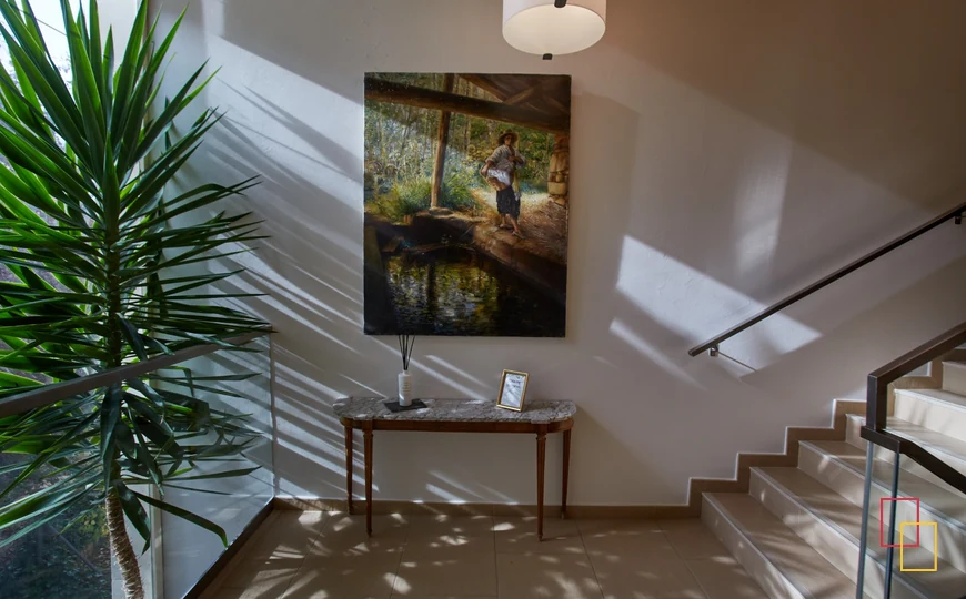 Interior de la zona de alojamiento del Palacio de Esquileo