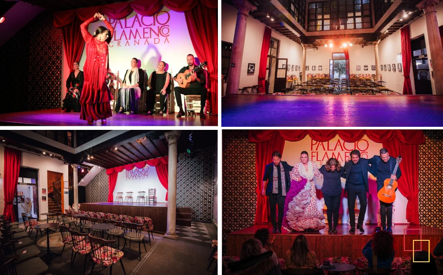 Palacio Flamenco Granada: espectáculo flamenco en el Albaicín, a los pies de la Alhambra