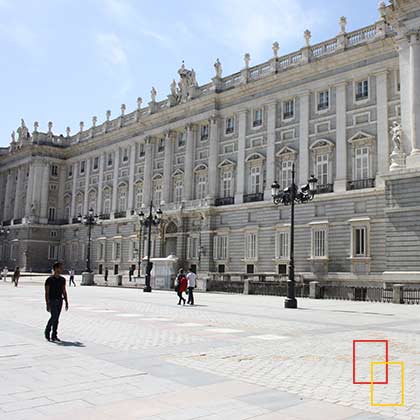 Fachada principal de Palacio Real